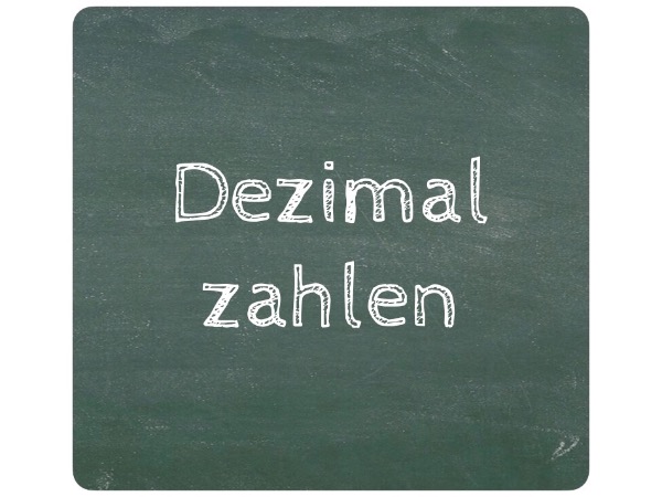 Dezimalzahlen multiplizieren Gruppe B