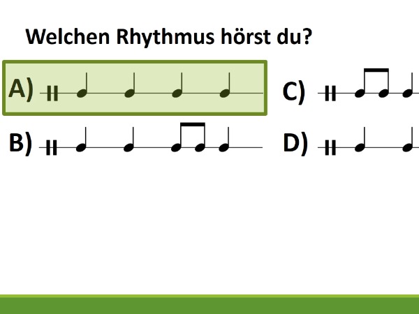 Rhythmen lernen und erkennen - Teil 2